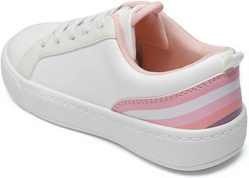 HOMEHOT Girls Sneaker Slip on Shoes for Girls White (Toddler/Little Kid/Big Kid) in Saudi Arabia