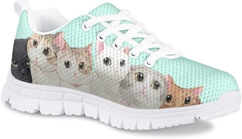 Yzaoxia Little/Big Kids Tennis Shoes for Girls Breatable Mesh Sneakers Lightweight Running Size 11-3 in Kuwait