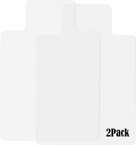 Office Chair Mat for Hardwood Floor CMat, 48"×36" Clear Office Floor Mat, Computer&Desk Chair Mat, PVC Heavy Duty Floor Protector Chair Mats for Rolling Chairs, Can't be Used on Carpet in Kuwait