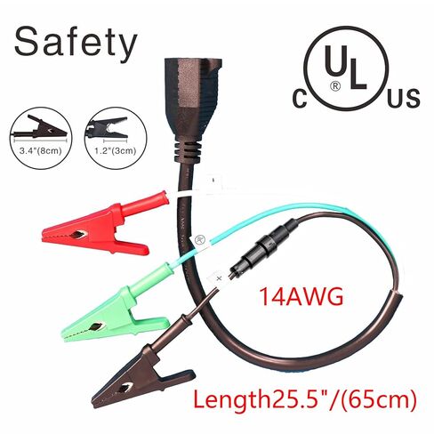 HVAC Tools Kit Accessory for Circuit Breaker Finder Vacuum Pump, Ac Guages Clearance and Equipment, Compatible with Yellow Jacket 69522, 69411,RT310,RT250,RT310,ET300,ET310 in Kuwait