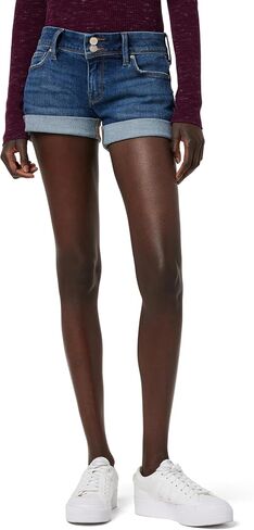 HUDSON Women's Croxley Rise Mid Thigh Denim Short in Kuwait