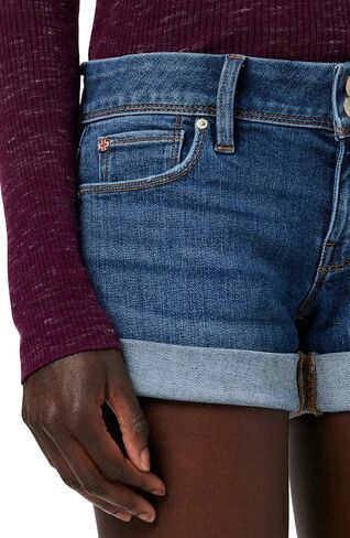 HUDSON Women's Croxley Rise Mid Thigh Denim Short in Kuwait