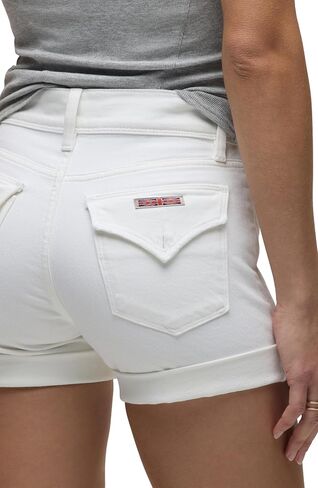 HUDSON Women's Croxley Rise Mid Thigh Denim Short in Kuwait
