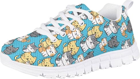 Yzaoxia Little/Big Kids Tennis Shoes for Girls Breatable Mesh Sneakers Lightweight Running Size 11-3 in Kuwait