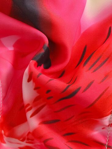 SEGT Women's 2 Piece Floral Print Halter Neck Tie Bikini Set Triangle String Thong Swimsuit Summer Bathing Suits for Women in Kuwait