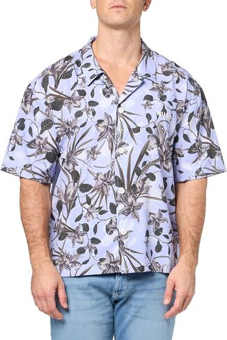 HUGO Men's Relaxed Beach Shirt in Saudi Arabia