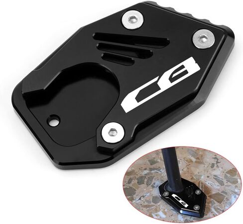 For Honda CB 125R 300R 400X 500X 500F 650R Motorcycle CNC Support Extension Plate Kickstand Side Stand Pad cb125r cb300r cb400x cb500x cb500f cb650r Accessories (red) in Kuwait