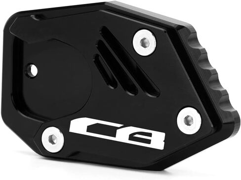 For Honda CB 125R 300R 400X 500X 500F 650R Motorcycle CNC Support Extension Plate Kickstand Side Stand Pad cb125r cb300r cb400x cb500x cb500f cb650r Accessories (red) in Kuwait