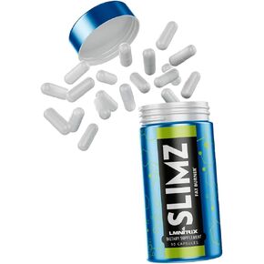 Slimz Fat Burner & Mood Enhancer - حبوب الحمية التي تعمل - مكملات فقدان الوزن - إنقاص الوزن ، والتخلص من التوتر والسيطرة على رحلة العافية - 90 كبسولة