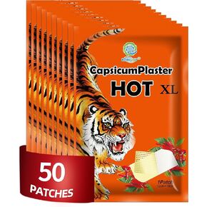 بقع Kongdy 50pcs الساخنة كبخاخات ، 4.72 "× 7.08" بقع نمر إضافية ، تصحيح الفاصلة الحرارية للتخلي عن الظهر ، nack ، الكتف ، الركبة