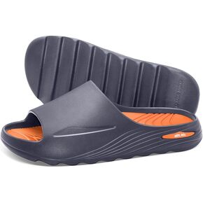 الصنادل الرياضية للرجال Soft - Sports Recovery Slide Basketer Clipper في الهواء الطلق مع دعم القوس التهاب اللفافة الأخمصية