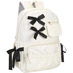 Phaoullzon Girls Backpack with Bow for School Coquette Bookbag Kawaii Dance Bag