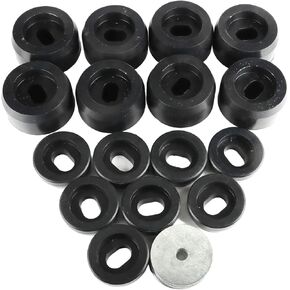7-141 مجموعة بوساطة جبل و CAB لعام 1999-2014 Chevy Silverado & Sierra 1500/2500 2WD/4WD Polyurethane Black 24pcs