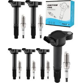 UF487 Ignition Coil 6619 Spark Slop for exus es gs is ls lx nx rc rx ، for toyota 4runner avalon fj land cruiser highlander rav4 sequoia sienna tundra venza 2005-2021 ، مجموعة من 6