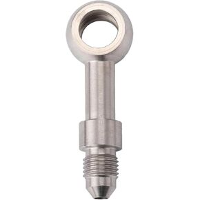 45 Degree Stainless Steel 3AN Male to 10mm M10 Banjo Brake Hose Fitting Adapter for AN3 PTFE Brake Hose Line