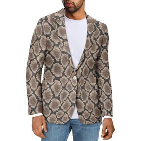 Sprowallow Men's Casual Blazer One Button Sport Coats Slim Fit Notched Lapel Blazers Lightweight Business Suit Jacket