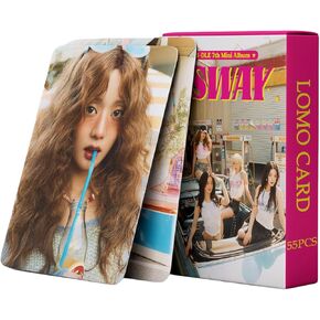Yuto gidle Lomo card 55 PCS GIDLE album I SWAY postcards GIDLE photocards gidle greeting card Greeting Cards for Collection Decorations