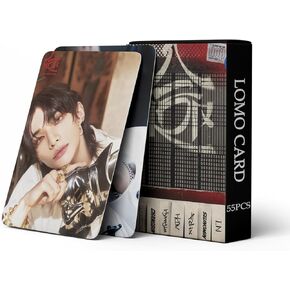 55 PCS Stray Kids Small Cards (HOP) Huang Xuanchen Felix Li Longfu Fang Can Lomo Cards, Photocards