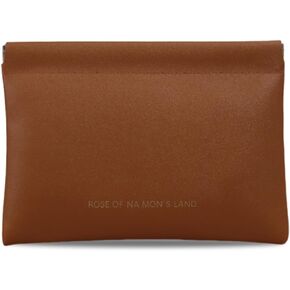 Small Purse Makeup Bag for Women with inner bag,Elastic Open Close Storage Bag Mini Travel Storage Bag,Waterproof Organizer Pouch for Lipstick Cosmetics Headphones Jewelry (Brown)
