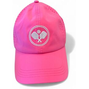 Pickleball Cap for Women – Lightweight, Moisture-Wicking, Adjustable Hat with Embroidered Design