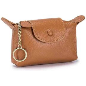 Women's Coin Purse with KeyChain, Mini Bag with Zipper - Wristlet Wallets for Men & Women