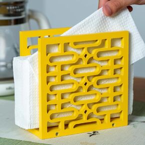 حامل مناديل مصنوع يدويًا من خشب عباد الشمس للديكور الريفي للمزرعة - موزع مطبخ لطاولة المزرعة مقطوع بالليزر - هدية رائعة لعيد الأم أو عيد ميلاد برج الأسد in Kuwait