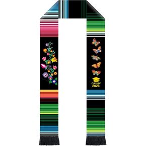 Mexican Graduation Sash 2025, Mexican Graduation Stole Class of 2025, Traditional Design Commencement Accessory, High School & University Estolas De Graduacion