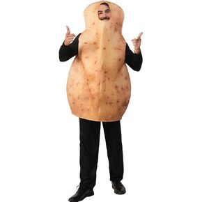 DSplay Adult Men Potato Costumes Role Play Fun Food Costume