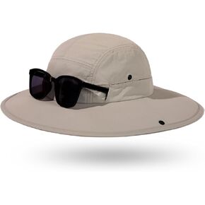 TOP-EX Oversized XL XXL Wide Brim UPF50+ Breathable Waterproof Foldable Hiking Outdoors Sun Hats for Men Women
