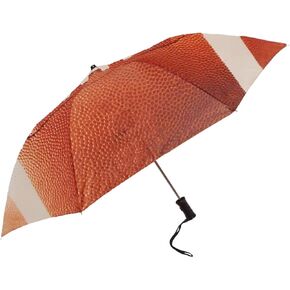 Ultra-Water Resistant Sport Umbrella - 42" Coverage w/Molded Handle and Wrist Strap - Flexible, Wind & Rust Resistant Folds to 17 Inches