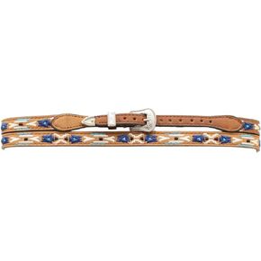 M & F Western M&F Brown Aztec Design Hat Band Brown/Multi