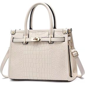 Women's Crocodile Satchel Handbag, Satchel Purse Shoulder Handbag, Top Handle Tote Handbags