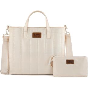 Montana West x Lee Puffer Tote Bag Lightweight Crossbody Bags for Women with Clutch