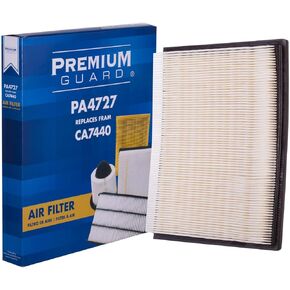 HIGHFLOW High Performance, Pre-Oiled Disposable Engine Air Filter PA4727X | Fits 2005-2020 Nissan Frontier, 2004-2015 TITAN, 2005-2012 Pathfinder, 2005-2015 Xterra, Armada