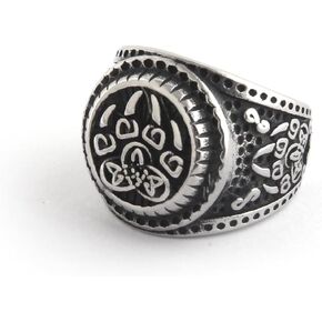 Bear Paw Viking Berserker Talisman Ring ، Norse Viking Viking المجوهرات للرجال ، النساء