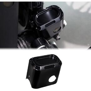 Motorcycle Aluminum Rear Brake Master Cylinder Cover For Harley 2018-2025 Softail Street Bob Breakout Low RIder Fat Boy (Chrome)