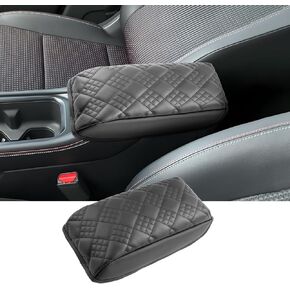 2022 2023 2024 2025 Pathfinder Center Console Cover for Nissan Pathfinder (S/SV/SL/Rock Creek/Platinum), Waterproof&Anti-Scratch Leather Pathfinder Armrest Cover 2025 Pathfinder Accessories
