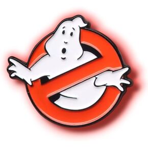 Ghost busters Enamel Pin Badge, 25.4mm x 28.9mm, 2mm Thick, Retro Ghost busters Logo Collectible, Perfect for Backpacks, Jackets, and Hats, Iconic Movie Merchandise, 25.0 Millimetres X 28.9 Millimetres,