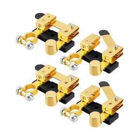 4PCS Battery Disconnect Switch, Top Post Battery Disconnect Switch for Car RV Boat Truck, 12V 24V 250/750 Amps (Top Post Negative Horizontal)