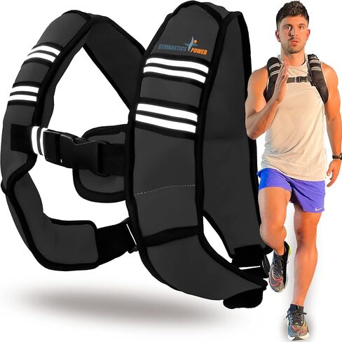 سترة مرجحة بوزن 15 رطل، أوزان قابلة للإزالة للرجال والنساء للتمارين الرياضية وتدريبات اللياقة البدنية in Kuwait