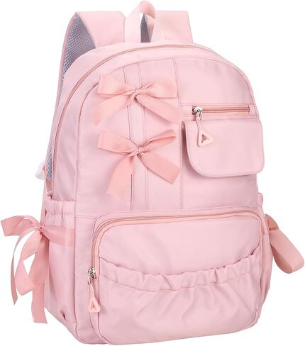 Phaoullzon Coquette Backpack with Bow for Women Aesthetic Daypack in Saudi Arabia