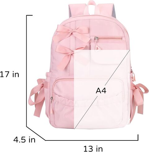 Phaoullzon Coquette Backpack with Bow for Women Aesthetic Daypack in Saudi Arabia
