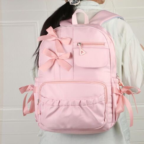 Phaoullzon Coquette Backpack with Bow for Women Aesthetic Daypack in Saudi Arabia