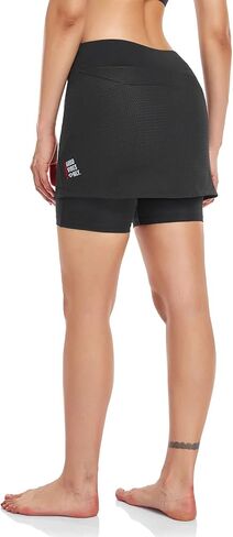 Santic Women's Cycling Skirts Shorts 2 in 1 Cycling Shorts with Padded High Waistband Bike Shorts in Kuwait