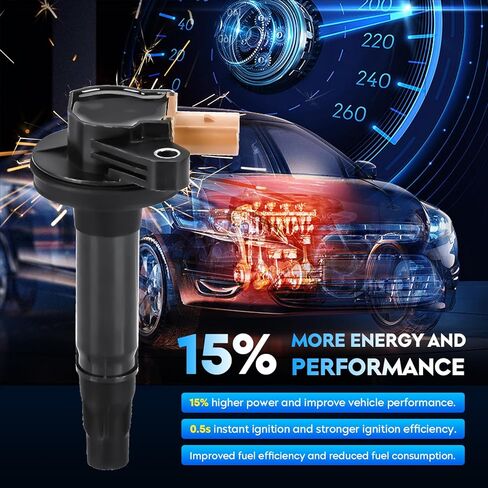 Ignition Coil Pack for Ford Expedition Explorer F150 Flex Lobo Police Interceptor Sedan Utility Taurus Transit 150 250 350 HD Lincoln MKS MKT Navigator, DG-549 IC749 UF-646 E1146 5C1871, 6 Pcs in Kuwait