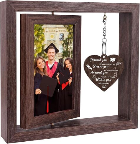 2025 Graduation Gifts for Her Him, Congratulations Inspirational Class Of 2025 University College Middle High School Graduates Gift Decorations Graduation Picture Frame Display Two 4x6 Photos in Saudi Arabia