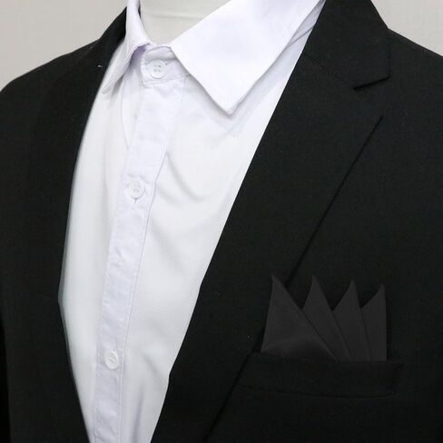 Prefolded Pocket Squares for Men, Suit Mens Handkerchiefs, Men Pocket Square Hankies for Party Banquet Prom Wedding in Saudi Arabia