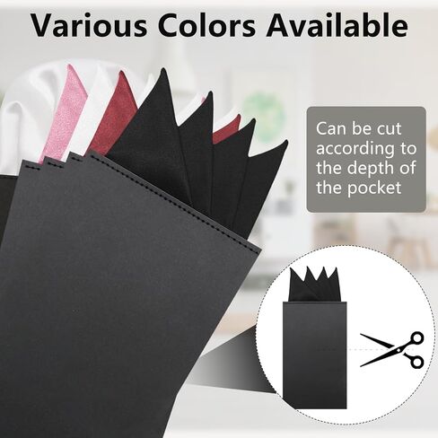 Prefolded Pocket Squares for Men, Suit Mens Handkerchiefs, Men Pocket Square Hankies for Party Banquet Prom Wedding in Saudi Arabia