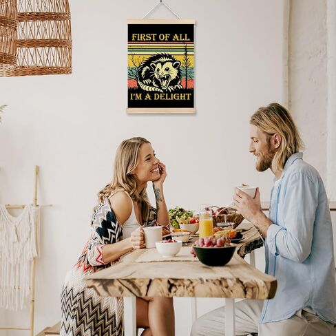 Trendy Retro What If It All Works Out Wall Art, Positive Affirmations Wall Decor, Positive Quotes Black and White Canvas Wall Art Poster Hanger Frame for Home Office Apartment Decor,12x16 Inches in Kuwait