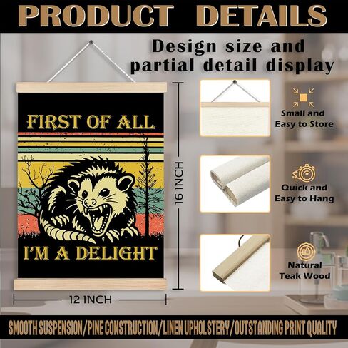 Trendy Retro What If It All Works Out Wall Art, Positive Affirmations Wall Decor, Positive Quotes Black and White Canvas Wall Art Poster Hanger Frame for Home Office Apartment Decor,12x16 Inches in Kuwait